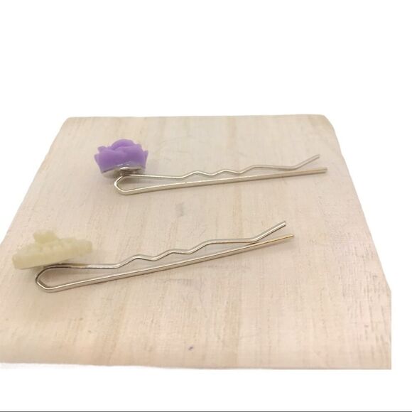 Heart Flower Bobby Pins Hair Accessories - Picture 8 of 8